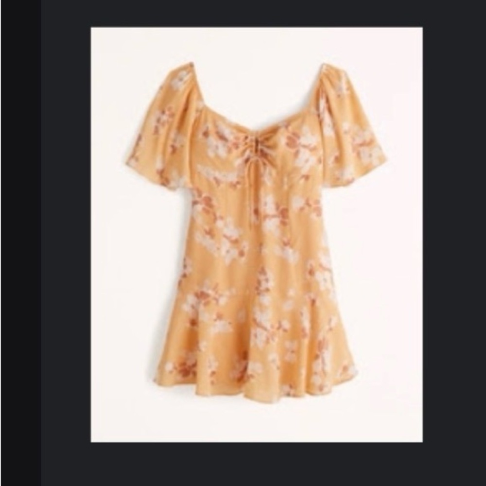 Abercrombie & Fitch Flutter Sleeve Mini Dress